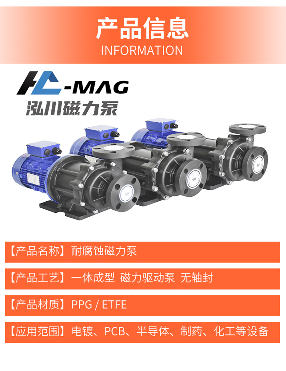 高扬程32口径耐酸碱磁力泵